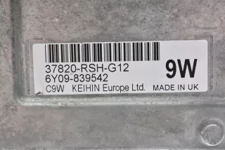 37820-RSH-G12 6Y09-839542 Блок управления двигателем Honda Civic 8 Арт e5922041, вид 2