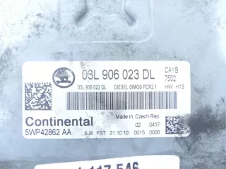 03L906023DL, 5WP42862AA Блок управления двигателем Skoda Fabia 2 Арт e5964164, вид 5