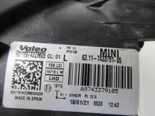 7433791 63117433791 Фара левая MINI Cooper F56,F55 Арт e6192641, вид 10