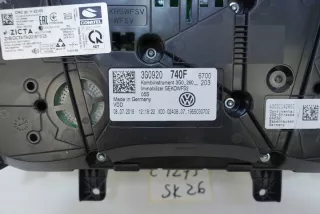 3G0920740F 34198KM Щиток приборов (приборная панель) Volkswagen Passat B8 Арт e6225400, вид 5