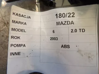 2059045 Блок ABS Mazda 6 1 Арт e6252893, вид 4