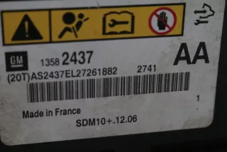 13582437 Блок AirBag Opel Astra J Арт e6294021, вид 4