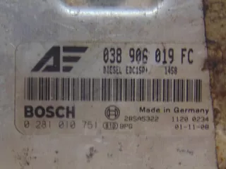 038906019FC Блок управления двигателем Volkswagen Sharan 1 Арт e6397535, вид 2