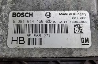 55566277 0281014450 Блок управления двигателем Opel Vectra C  Арт e6497552, вид 4