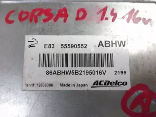 55590552 12636386 Блок управления двигателем Opel Corsa D Арт e6529670, вид 5