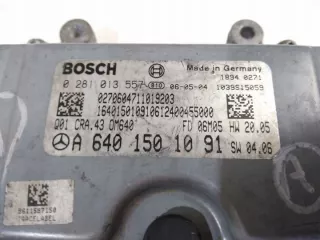A6401501091 0281013557 Блок управления двигателем Mercedes A W169 Арт e6636248, вид 3