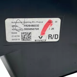 265505075R Фонарь задний правый Renault Talisman 1 Арт e7224265, вид 14