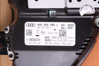 4H0920980L Щиток приборов (приборная панель) Audi A8 D4 (S8) Арт e7288792, вид 3