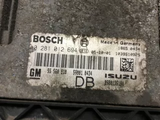 0281012694 Блок управления двигателем Opel Astra H Арт e7365081, вид 4