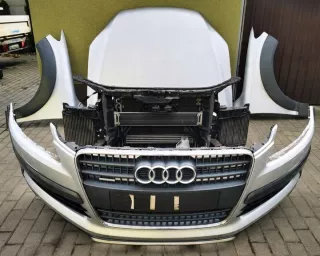  Передняя панель крепления облицовки (телевизор) Audi Q7 4L Арт e7384271, вид 3