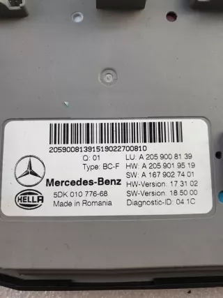 A2059008139 Блок комфорта Mercedes C W205 Арт e7427113, вид 4
