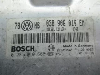038906019EM 0281010668 Блок управления двигателем Volkswagen Passat B5 Арт e7438758, вид 4