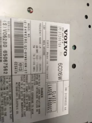31266764 31285427 31282052 Блок навигации Volvo C70 2 Арт e7506689, вид 2