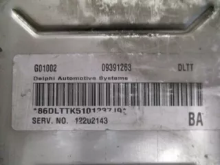 09391263 Блок управления двигателем Opel Vectra B Арт e7509808, вид 2