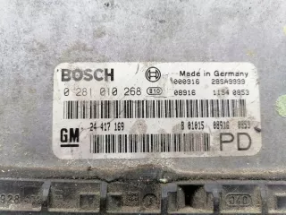 0281010268 Блок управления двигателем Opel Zafira A Арт e7662284, вид 2
