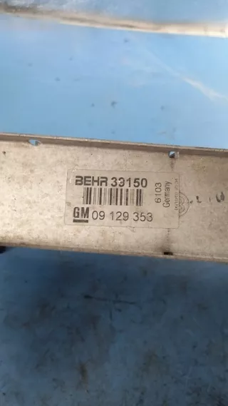 09129353 Интеркулер Opel Astra G Арт e7792152, вид 2