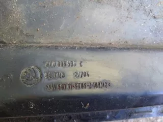 6Y0805303C Передняя панель крепления облицовки (телевизор) Skoda Fabia 1 Арт e7806392, вид 5