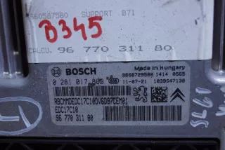 9677031180 Блок управления двигателем Citroen C4 2 Арт e7810150, вид 2