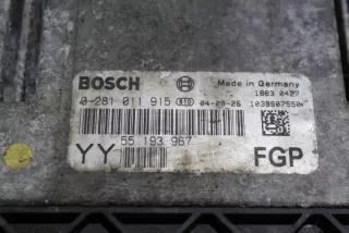 0281011915 Блок управления двигателем Opel Vectra C  Арт e7935663, вид 4