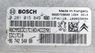 0281015849 Блок управления двигателем Citroen C3 2 Арт e7948797, вид 2