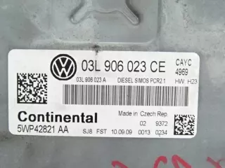 03L906023A 03L906023CE 5WP42821AA Блок управления двигателем Volkswagen Golf 6 Арт e7995483, вид 2