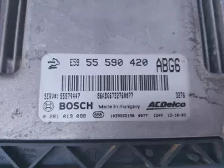 55590420 0281019088 Блок управления двигателем Opel Astra J Арт e8078640, вид 4