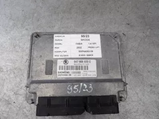 047906033C 5WP4420309 Блок управления двигателем Skoda Fabia 1 Арт e8339825, вид 1