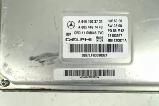 A6461503734 A0054467440 28183557 Блок управления двигателем Mercedes C W204 Арт e8352196, вид 3