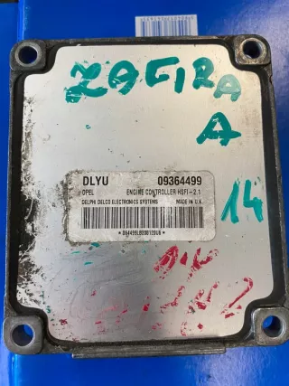 09364499 Блок управления двигателем Opel Zafira A Арт e8352419, вид 2