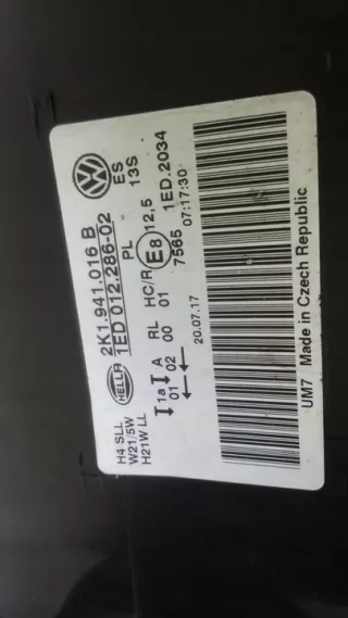 2K1941016B Фара правая Volkswagen Caddy 4 Арт e8406862, вид 9