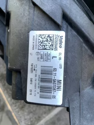  Фара левая MINI Cooper F56,F55 Арт e8452731, вид 4