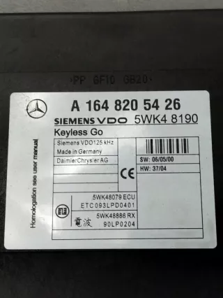 A1648205426 5WK48079 5WK48190 Блок комфорта Mercedes ML W164 Арт e8482504, вид 2