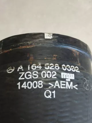 A1645280382 ZGS002 Гофра инжектора Mercedes ML W164 Арт e8484604, вид 2