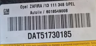 13111348 Подушка безопасности Opel Zafira B Арт e8494211, вид 3