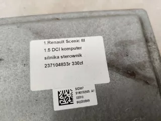 237104833R Блок управления двигателем Renault Scenic 3 Арт e8499286, вид 5