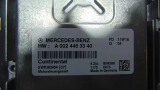 A0024463040 Блок управления двигателем Mercedes A W169 Арт e8511122, вид 2