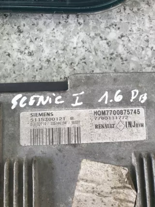 S115300121B S118301104 8200124318 8200080285 8200029342B Блок управления двигателем Renault Scenic 1 Арт e8533495, вид 2
