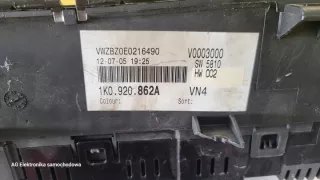 1K0920862A Щиток приборов (приборная панель) Volkswagen Golf 5 Арт e8540710, вид 2