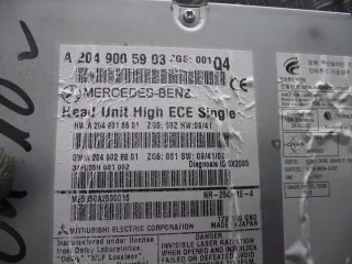 A2049005903 Блок навигации Mercedes C W204 Арт e8548940, вид 4
