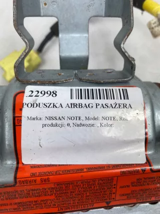 463862 Подушка безопасности Nissan Note E12 Арт e8585777, вид 4