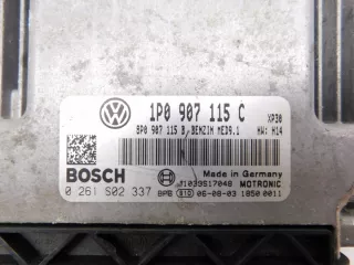 1P0907115C 0261S02337 Блок управления двигателем Seat Leon 2 Арт e8593567, вид 2