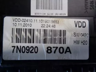 7N0920870A Щиток приборов (приборная панель) Volkswagen Sharan 2 Арт e8597012, вид 3