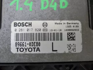 0281017820 89661-0DE80 Блок управления двигателем Toyota Yaris 3 Арт e8622667, вид 2