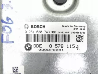 8578115 Блок управления двигателем BMW 6 F06/F12/F13 Арт e8655799, вид 3