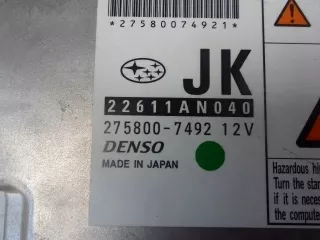 275800-7492 Блок управления двигателем Subaru Legacy 4 Арт e8703361, вид 2