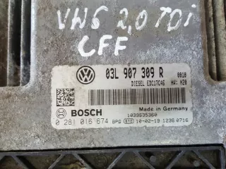  03L907309R 0281016674 Блок управления двигателем Volkswagen Golf 6 Арт e8729822, вид 2