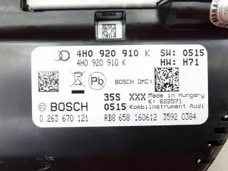 4H0920910K Щиток приборов (приборная панель) Audi A8 D4 (S8) Арт e8731836, вид 3