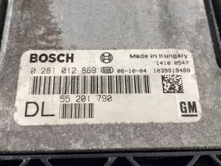 55201790 0281012869 SKUF1115 Блок управления двигателем Opel Vectra C  Арт e8763694, вид 3