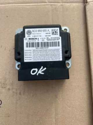 6C0959655A Блок AirBag Volkswagen Polo 5 Арт e8797182, вид 1