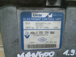7700104956 Блок управления двигателем Renault Kangoo 1 Арт e8797462, вид 2